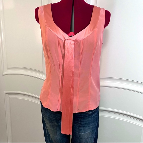 Vintage Banana Republic Pink Silk blouse size Various - Picture 9 of 14